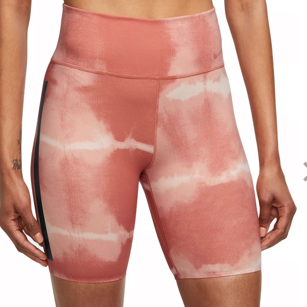 Nike Women's One Luxe Dri-FIT 7" Mid-Rise Printed Training Shorts DO7814-827